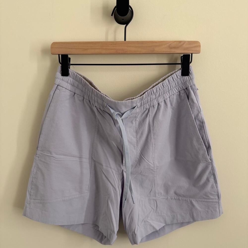 men’s light blue (pastel blue) LULULEMON bowline short [M]